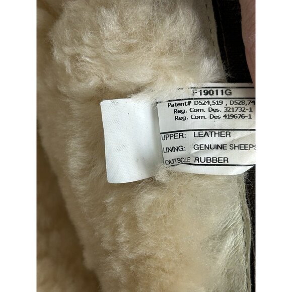 UGG Australia Size 8 “1895 Retro” Cargo Tall Zip Brown Boots Womens shearling - Picture 3 of 16